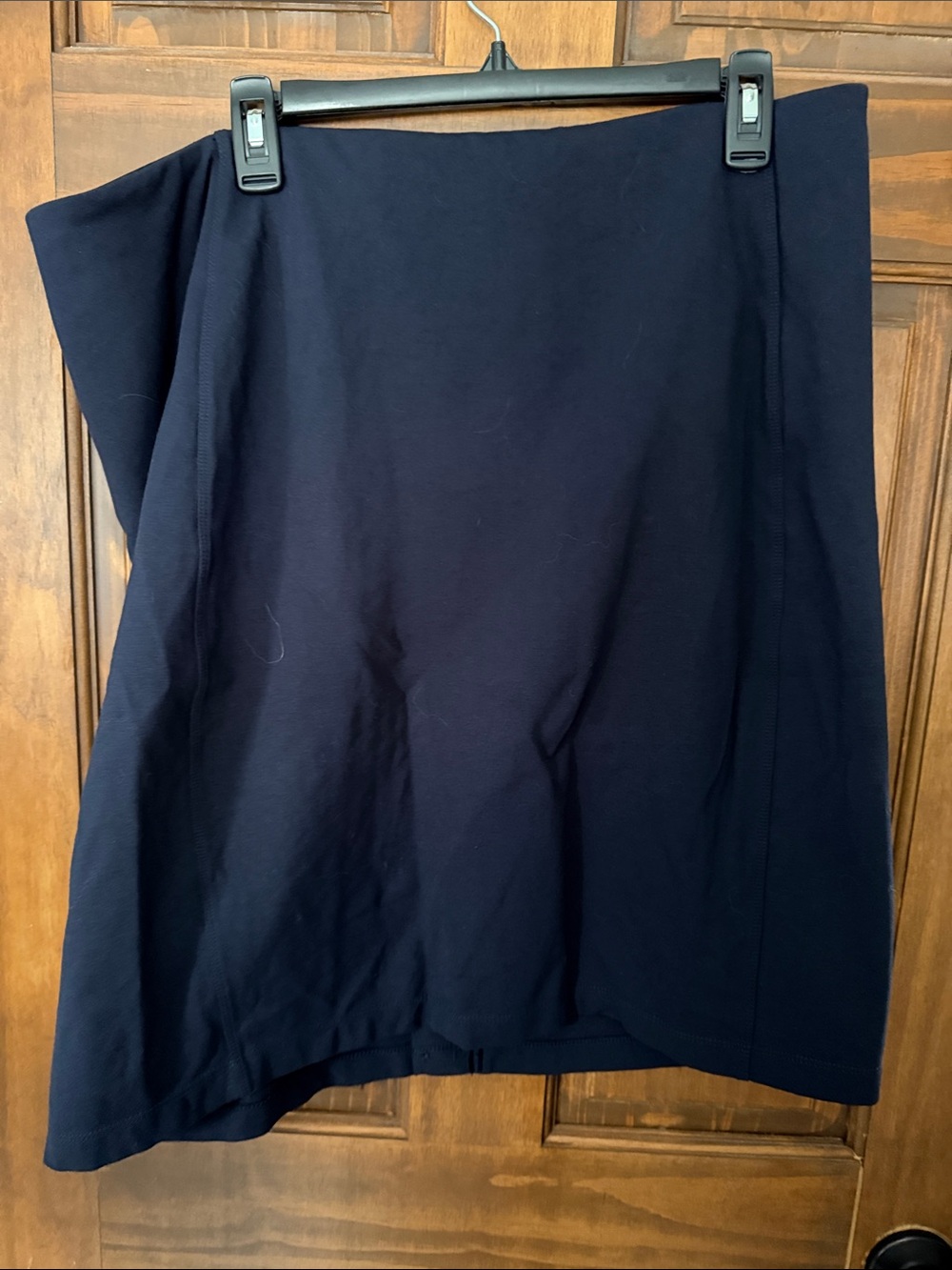 Liverpool Dark Navy Stretch Pencil Skirt